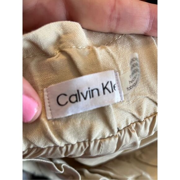 NWOT Calvin Klein Linen Pants. Size XL - Picture 7 of 15